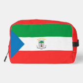 Kennzeichen für äquatoriale Guinea Waschbeutel (Rückseite)