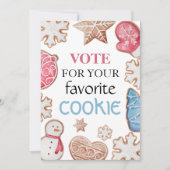 Kennzeichen für Cookie-Exchange-Tabellen Dankeskarte (Vorderseite)