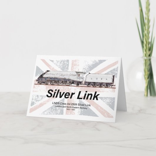 Kennzeichen für das Profil "Silver Link LNER Klass Dankeskarte (Vorderseite)