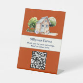 Kennzeichen für den landwirtschaftlichen Themenmar Sockelschild (Vorderseite)