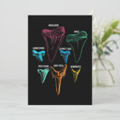 Kennzeichen für die Jagd auf Haifischflossen Dankeskarte (Stehend Vorderseite)