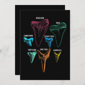 Kennzeichen für die Jagd auf Haifischflossen Dankeskarte (Vorne/Hinten)