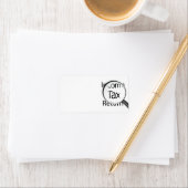 Kennzeichen für Einkommensteuerspezialisten Adressaufkleber (Insitu)