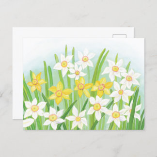 Kennzeichen für Frühling Postkarte