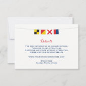 Kennzeichen für LIEBEN Hochzeitdetails Einladung (Vorderseite)