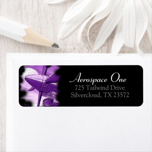 Kennzeichen für lila Rücksendeadresse für Turbo-Vi (Insitu)