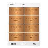 Kennzeichen für metallisch glänzende Kupferstiche (Vorne)