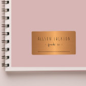 Kennzeichen für metallisch glänzende Kupferstiche