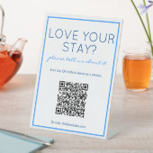 Kennzeichen für Nautic Beach Blue QR Code Sockelschild (In Situ)