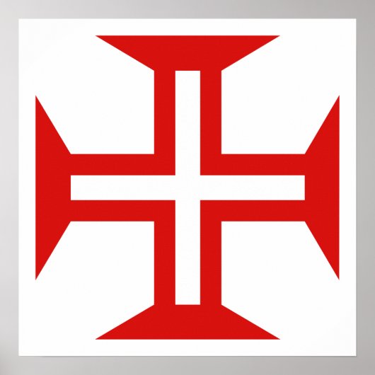 Kennzeichen für Portugal Poster (Vorne)