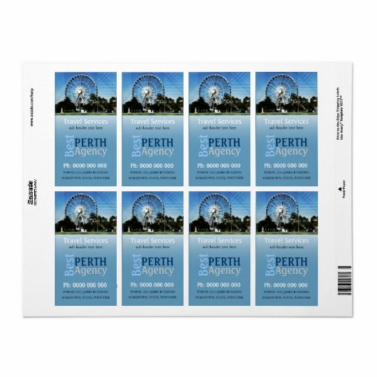 Kennzeichen für Reisemöglichkeiten (Vorne)