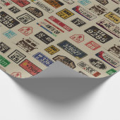 Kennzeichen geschenkpapier (Ecke)