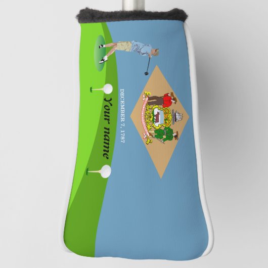 Kennzeichen Golf Headcover (Rotieren 90)