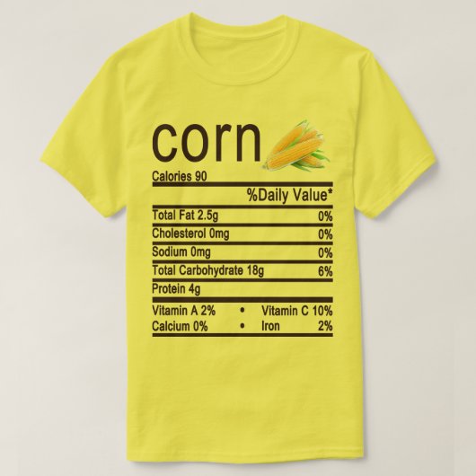 Kennzeichen "Maisernährung" T-Shirt (Design vorne)