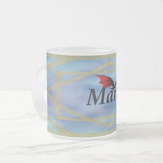 Kennzeichen Mattglastasse (Vorderseite Links)