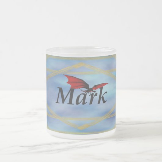 Kennzeichen Mattglastasse (Mittel)