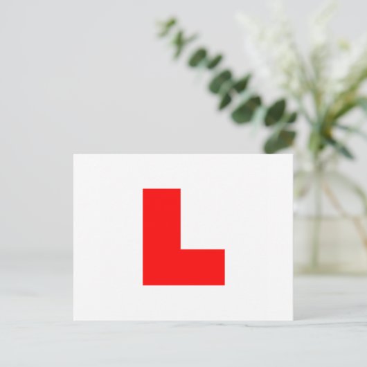 Kennzeichen Postkarte (Stehend Vorderseite)