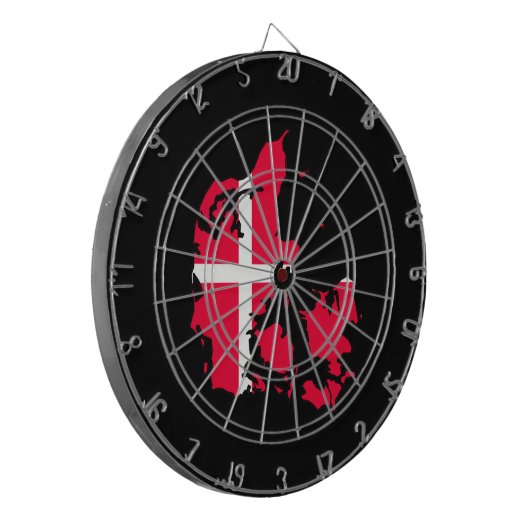 Kennzeichenkarte Dartscheibe (Vorderseite Links)