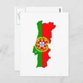 Kennzeichenkarte Portugal Postkarte (Vorne/Hinten)