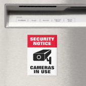 Kennzeichenmagnete für Sicherheitskameras Magnet (In Situ (Geschirrspüler))