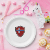 Kennzeichenschild Pappteller (Party)