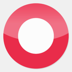 kennzeichnen runder aufkleber