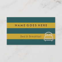 "Kennzeichnet" B&B Visitenkarten