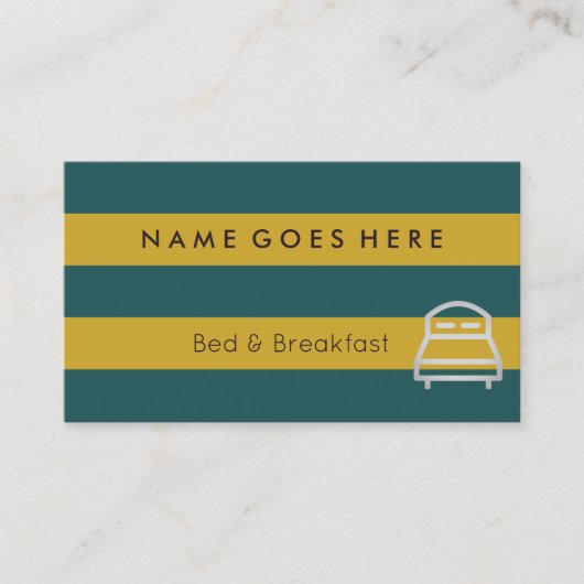 "Kennzeichnet" B&B Visitenkarten Visitenkarte (Vorderseite)