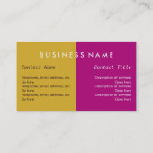 "Kennzeichnet" Imker-Visitenkarten Visitenkarte (Rückseite)