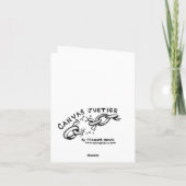 "Kennzeichnet" Karte von der (Rückseite)