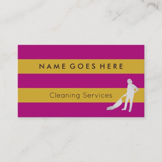 "Kennzeichnet" sauberere Visitenkarten Visitenkarte (Vorderseite)