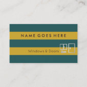 "Kennzeichnet" Windows und Tür-Visitenkarten Visitenkarte (Vorderseite)
