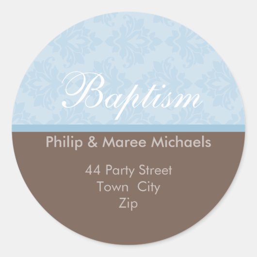 KENNZEICHNUNG DER ADRESSE: oh, so schön 2 Runder Aufkleber (Vorderseite)