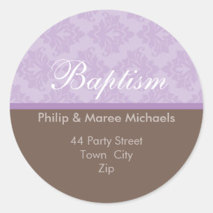 KENNZEICHNUNG DER ADRESSE: oh, so schön 7 Runder Aufkleber