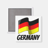 Kennzeichnung der deutschen Flagge Magnet (Vorderseite/Rückseite)