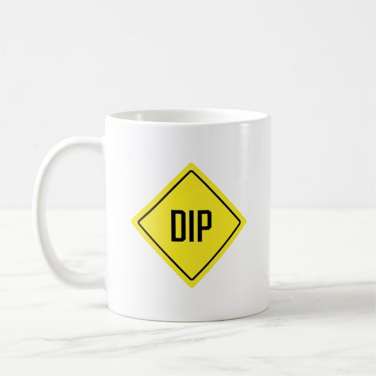 Kennzeichnung der DIP-Warnstraße | Klassische Tass Kaffeetasse (Links)