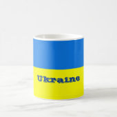Kennzeichnung der Flagge der Ukraine, Kaffeetasse (Mittel)