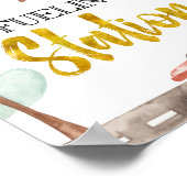 Kennzeichnung der Kraftstoffzufuhrstation Poster (Ecke)