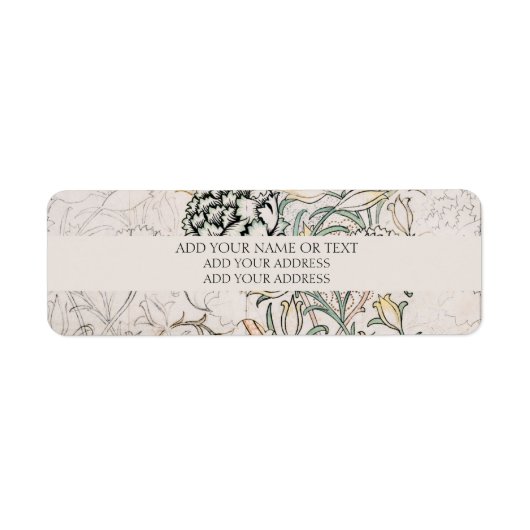 KENNZEICHNUNG DER RÜCKKEHR: WILLIAM MORRIS WILD TU (Vorne)