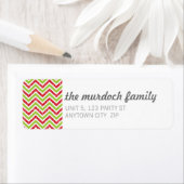 KENNZEICHNUNG DER RÜCKKEHR Zickzack Glitzer grün (Insitu)