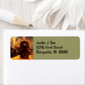 Kennzeichnung der Rücksendeadresse für Vintage Lok (Insitu)