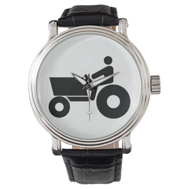 Kennzeichnung der Zugmaschine Armbanduhr (Vorderseite)