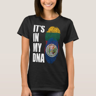 Kennzeichnung des belgischen und litauischen Mix-D T-Shirt