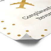 Kennzeichnung des Brautparty der Tankstelle Poster (Ecke)