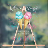 Kennzeichnung des Eis-Geschlechts Acrylschild (Neutral)