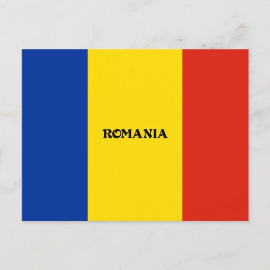 Kennzeichnung des rumänischen Musters Postkarte (Vorderseite)