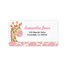KENNZEICHNUNG FÜR JUNGLE GIRAFFE (PINK)