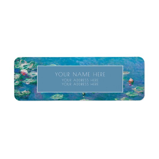 KENNZEICHNUNG "WASSERLILIEN" DER MONET-RÜCKKEHR (Vorne)