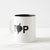 KENNZEICHNUNG ZWEIFARBIGE TASSE (Vorderseite Links)