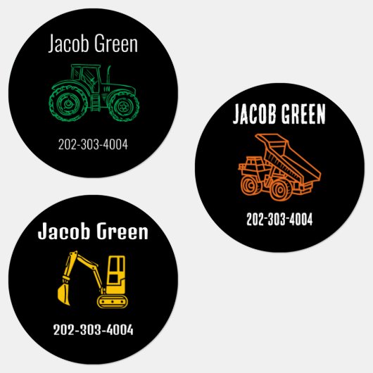 Kennzeichnungen für wasserdichte Circle-Aufkleber Etiketten (Gruppe)